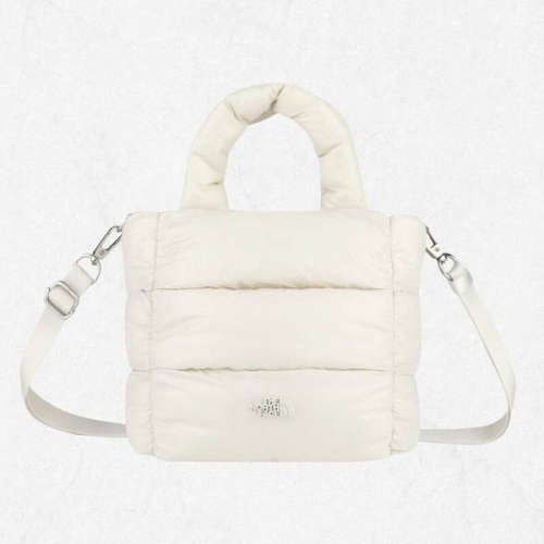 노스페이스 화이트라벨 플럼피 토트백 미니 크림 NN2PR68L