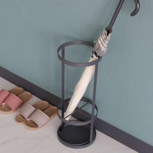 디몬 철제 우산꽂이 (원형) 그레이