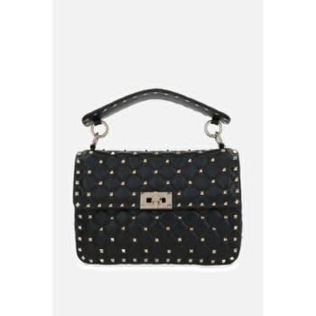 발렌티노 GARAVANI Rockstud Spike medium bag in quilted nappa 8W2B0122NAP0NO T_이미지
