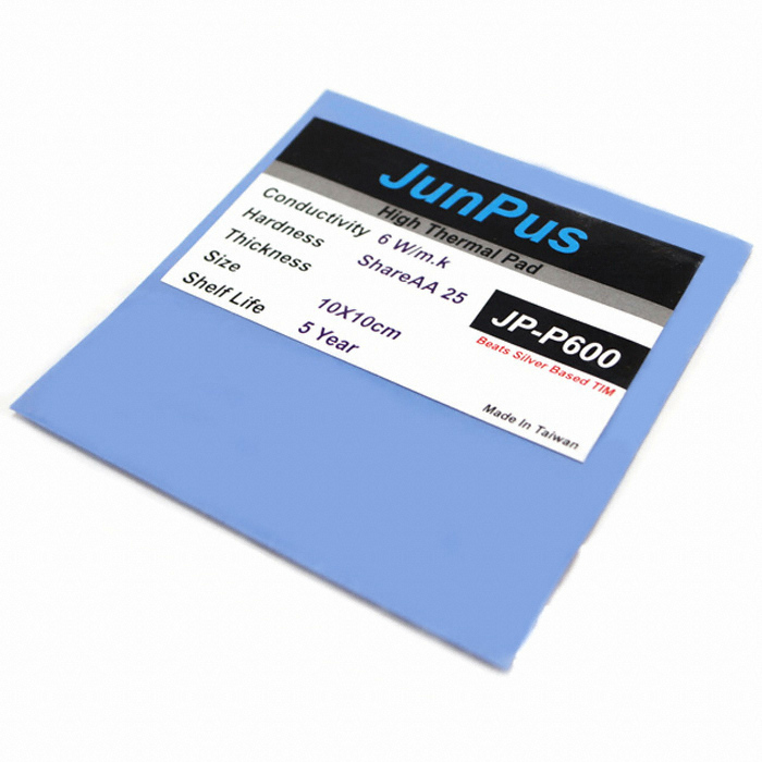 JunPus JP-P600 10x10cm 써멀패드 (1.0mm)_이미지