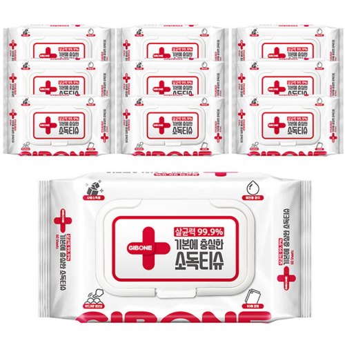 기본에 충실한 소독티슈 캡형 60매