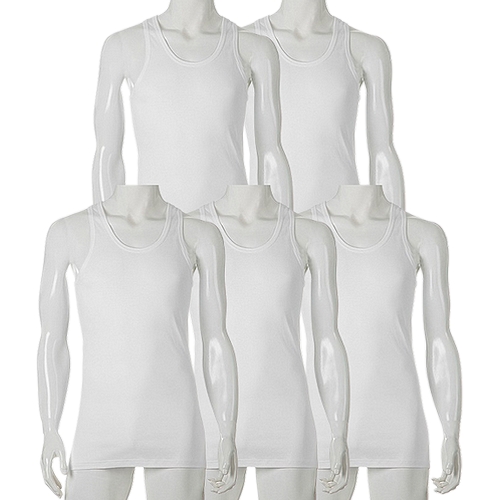 베이스알파에센셜  순면 민소매 런닝 (5매)