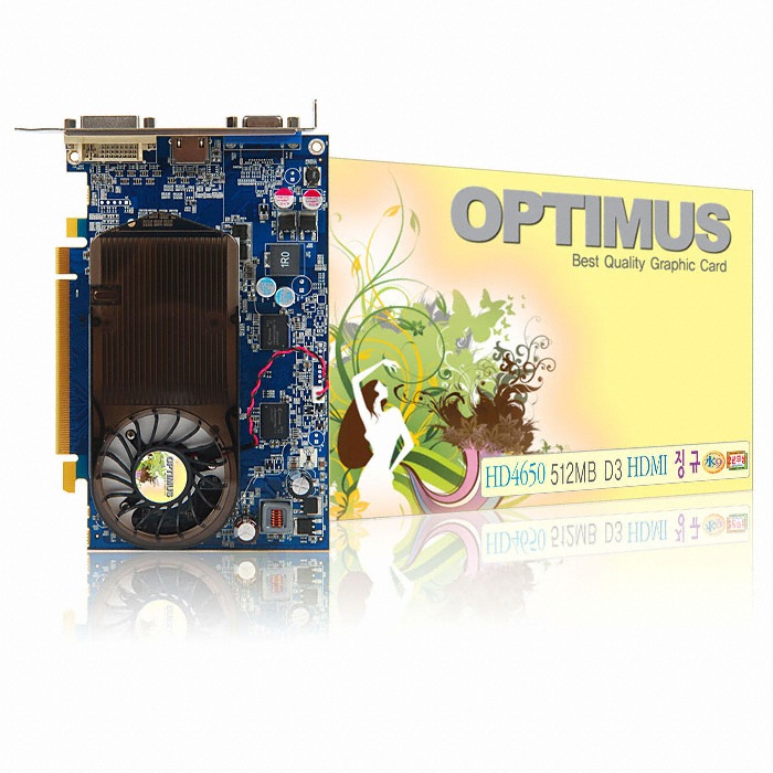 ���������� �󵥿� HD 4650 OPTIMUS ¡�� HDMI D3 512MB