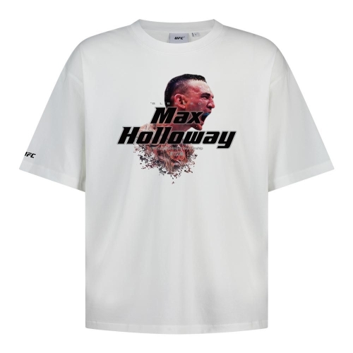 UFC SPORT 맥스 할로웨이 릴렉스핏 반팔 티셔츠 화이트 U2SSV3111WH 409640 3XL