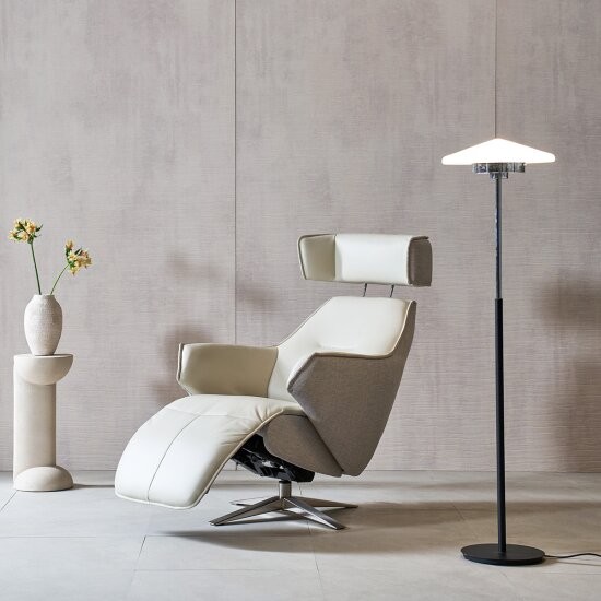 리바트 LE3 아티모 천연가죽 리클라이너 1인용