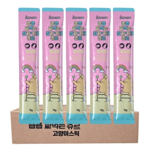 그린펫 춉춉 짜먹는 참치&치킨츄르 15g (120개)_이미지