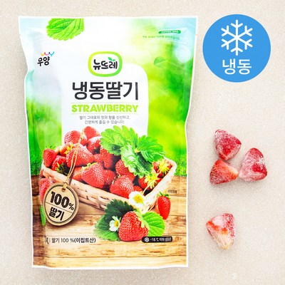 뉴뜨레 이집트산 딸기 홀 냉동 (1kg,1개)