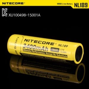 나이트코어 18650 리튬이온 충전배터리 NL189 3400mAh_이미지