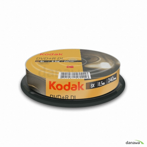 코닥 DVD+R DL 8.5GB 8x 케익 (10장)_이미지