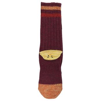 ĳ��Ż Rainbowy Happy Heel Socks Bordeaux EK-1447XSAENJ