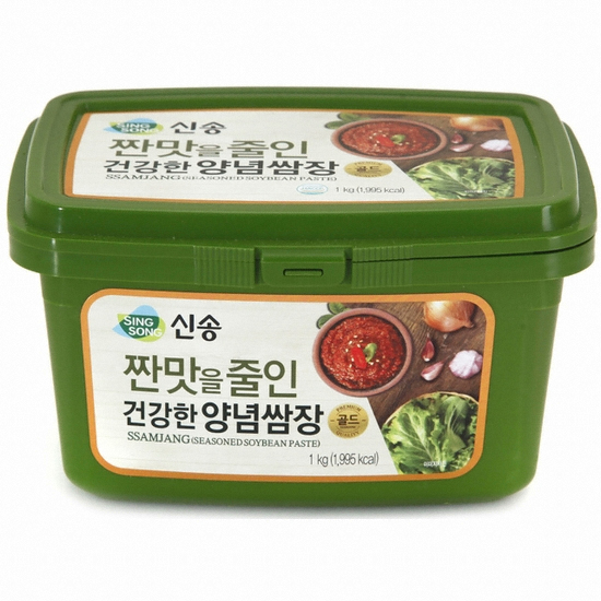 신송식품 짠맛을 줄인 건강한 양념쌈장 1kg (3개)_이미지
