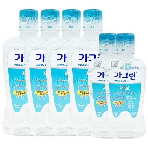 제로 750ml x 4개 + 250ml x 2개