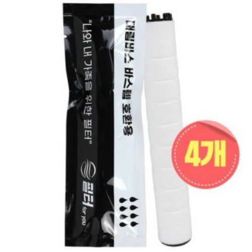 필터포유 닥터피엘 필터샤워기 호환 녹물제거 필터 (6개)