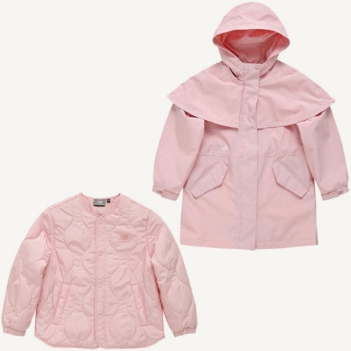 뉴발란스키즈 ESSENTIAL_케이프 2in1 바람막이 (NK9AD1101G)_이미지