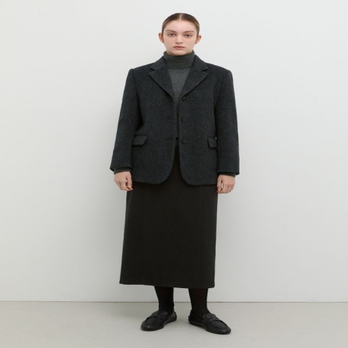 인동에프엔 쉬즈미스 앙고라 울 쓰리 버튼 자켓_SWHJKP42100