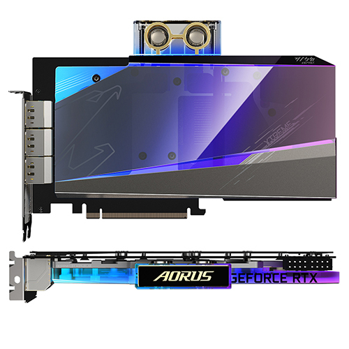 GIGABYTE AORUS 지포스 RTX 3080 XTREME 워터블럭 D6X 12GB 제이씨현_이미지