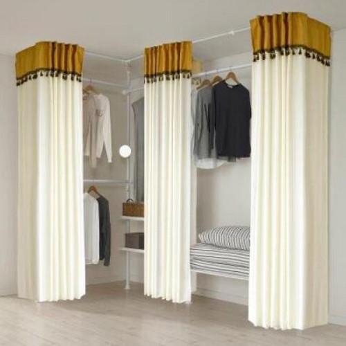 왕자NHC 왕자행거 뉴드레스룸 코너형 5폴 밀폐 타공 이불선반형 행거