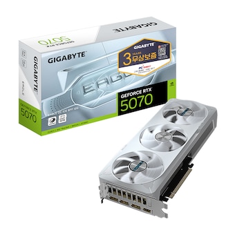 GIGABYTE 지포스 <b>RTX</b> <b>5070</b> EAGLE OC ICE SFF D7 12GB 피씨디렉트