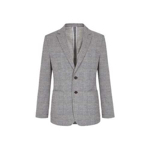 BY 혼방 체크 스트레치 자켓-M5KC2210965A