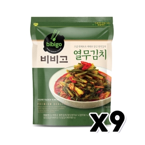 CJ제일제당 비비고 열무김치 400g (9개)_이미지