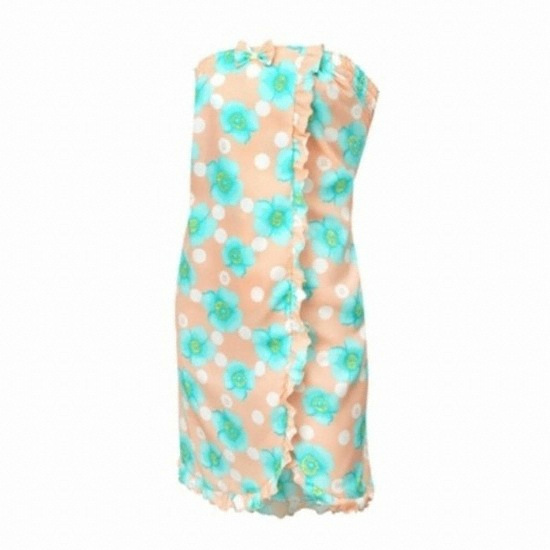 휴스토니 오렌지플라워 샤워가운이미지입니다. 누르면 해당 게시물로 새창이동합니다.