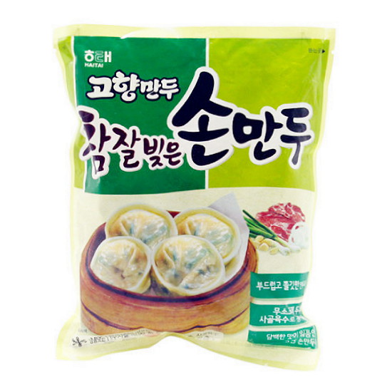 해태제과 고향만두 참 잘빚은 손만두 440g (1개)_이미지