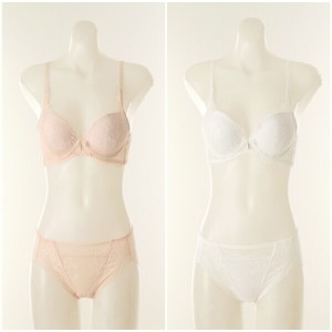 비너스 VBR1811A/B+VPT1811H 가슴을 잘 모아주는 푸쉬업 웨딩브라 데일리 노라인팬티_이미지