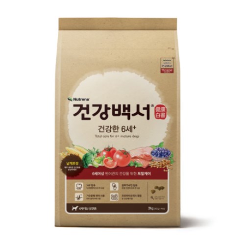 카길애그리퓨리나 뉴트리나 독 건강백서 건강한 6세이상 6kg (1개)