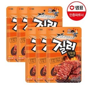 샘표식품 샘표 질러 직 비비큐 30g X6봉 꾸이맨 간식 술안주_이미지