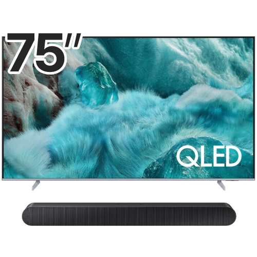 삼성전자 QLED KQ75QF7SAFXKR (스탠드+사운드바, HW-S55B)_이미지
