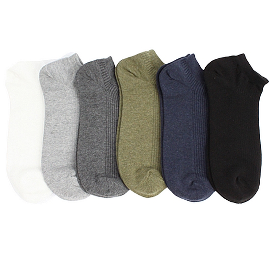 더베이직 남성 감성 골지 스니커즈 양말