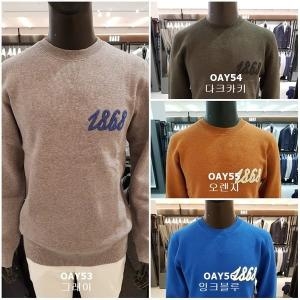  킨록by킨록앤더슨 킨록 1868 레터링 라운드 니트 4종 택1 OAY5356 상품이미지