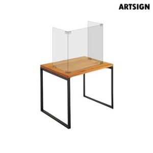 아트사인 아크릴가림막 세트3 12203/투명가림막/코로나가림막/비말차단가림막/아크릴칸막이/학교칸막이/학원칸막이/책상가림막/관공서칸막이_이미지