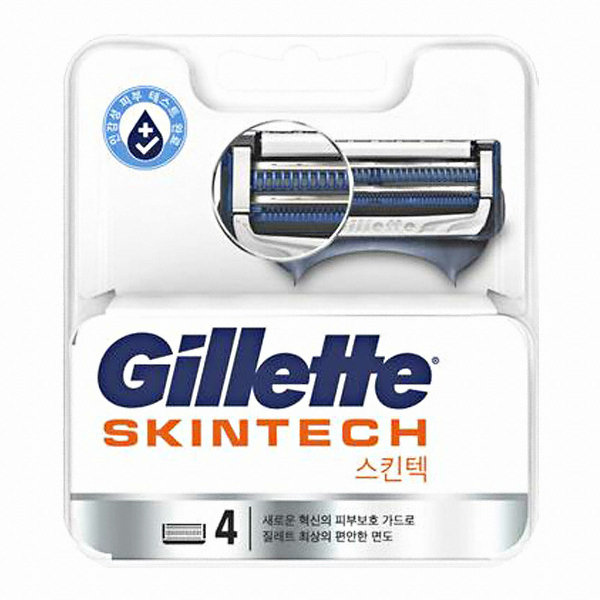 질레트 스킨텍 면도날 (4개)_이미지