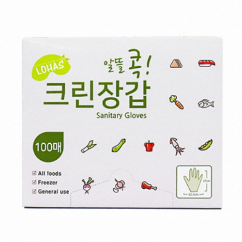 대명폴리텍 로하스 알뜰 콕 크린장갑 100매 (1개(100매))_이미지