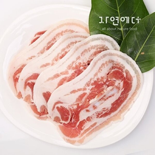 자연에더 압도적 고소함 한돈 꽃대패 삼겹살 400g (2개)