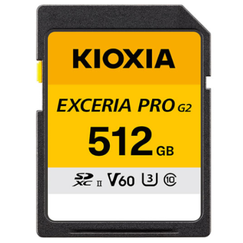 키오시아 SD UHS-II EXCERIA PRO G2 V60 (512GB)
