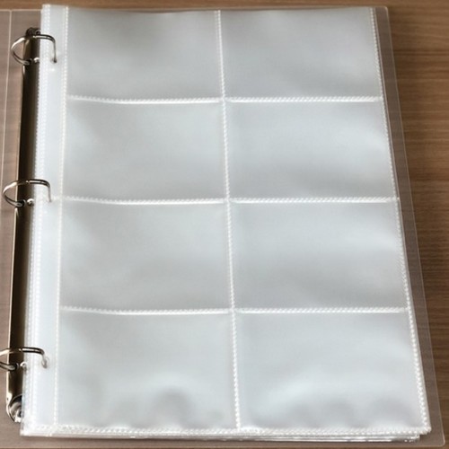 하이하바 A4클리어 3공 8포켓 링바인더 속지