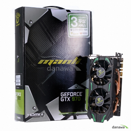 MANLI 지포스 GTX970 Twin Storm D5 4GB_이미지