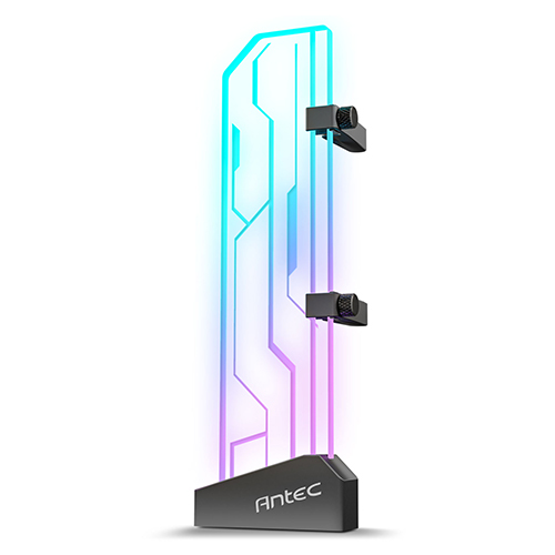 Antec GPU HOLDER 강화유리 (ARGB 블랙)