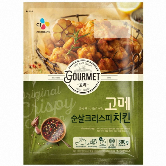 CJ제일제당 고메 순살 크리스피 치킨 300g (10개)_이미지