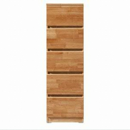 팀버스리빙 속깊은 러버 원목 광폭 5단 서랍장 400_이미지