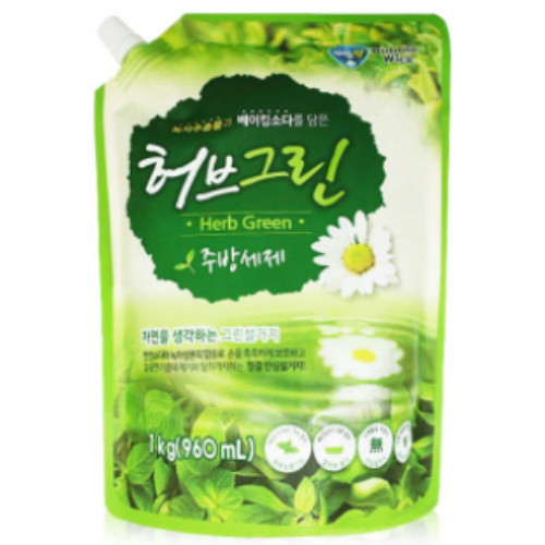 버블윅 허브그린 주방세제 960ml (1개)_이미지