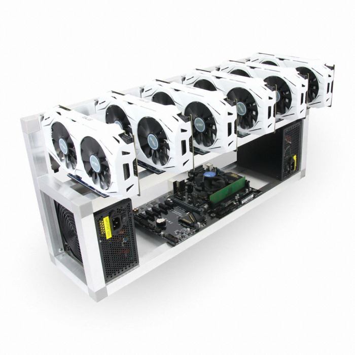 AONE BTC 마이닝 그래픽카드 지지대 케이스 6/8WAY 공용 (단품)_이미지