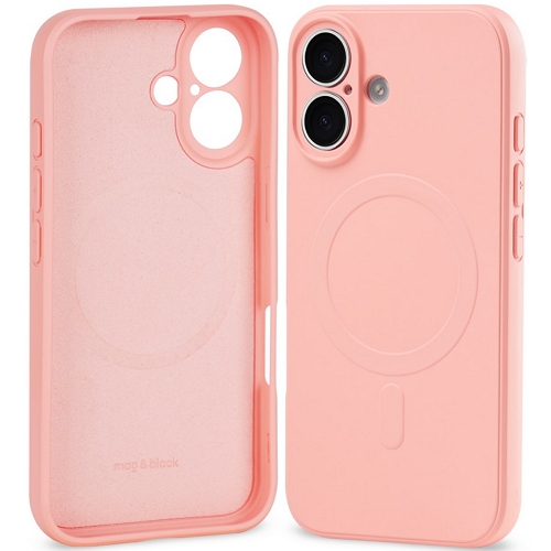 맥앤블랙 아이폰16 루나소프트 맥세이프 2배 자력 실리콘 케이스_이미지