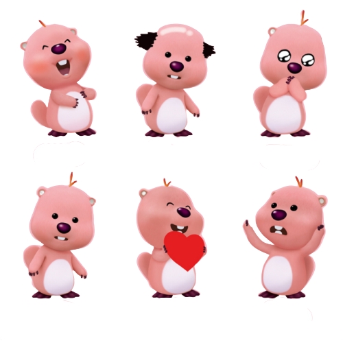 [불명] 뽀로로 잔망루피 피규어 (랜덤)