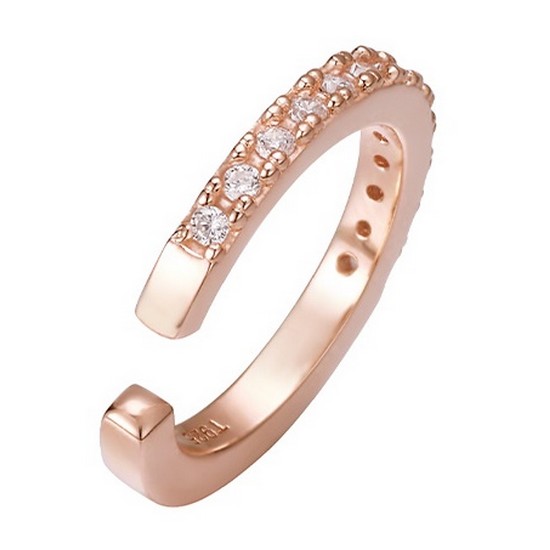 티르리르 쇼러브 Q 실버핑크 이어커프 TESSVP13998M_이미지