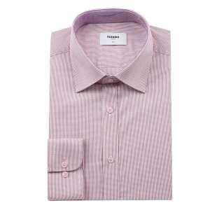 레노마 슬림핏 미니멀핀체크 긴팔셔츠 RPFSL0134-PK