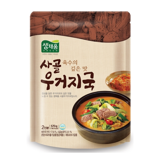 에스앤푸드 생채움 사골우거지국 570g (1개)