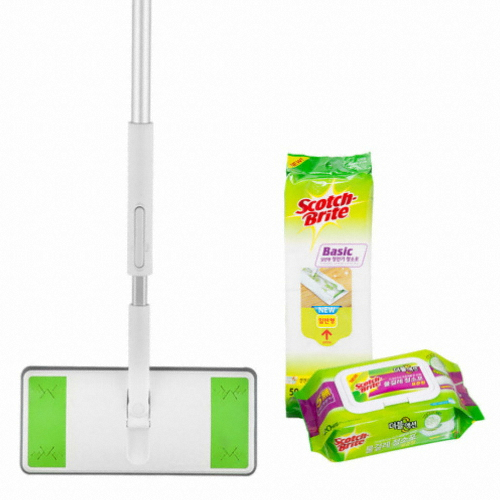 3M 스카치브라이트 올터치 막대걸레 표준형 (+정전기50매, 물걸레20매)_이미지